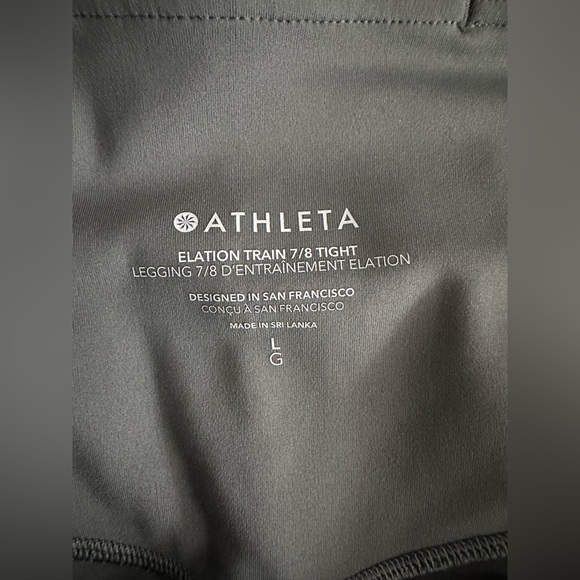 Athleta Elation Train 7/8 Tight Size Large - Picture 3 of 4